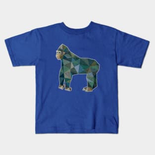 Gorilla Lowpoly Kids T-Shirt